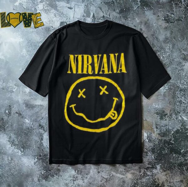 Vintage 1992 Nirvana Smiley  T Shirt