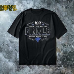 Warren Woods Tower 2025 MHSAA division 2 team wrestling final 8 shirt