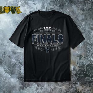 Yale Bulldogs 2025 MHSAA division 3 team wrestling final 8 shirt