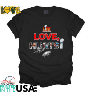 Love Jalen Hurts Super Bowl LIX Eagles signature shirt