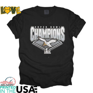 Philadelphia Eagles Super Bowl LIX Champions retro graphic shirt