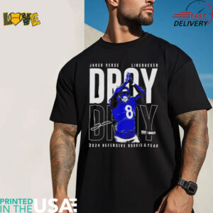 Jared Verse linebacker droy droy 2024 defensive rookie of the year shirt