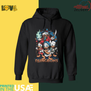 Dungeons and Ducks style DuckTales and Dungeons and Dragons shirt