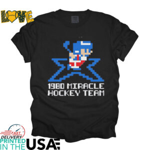 1980 Miracle on Ice 8bit hockey team 4 Nations Face Off shirt