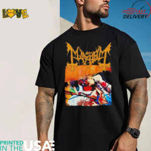 Mayhem band album cover shirt