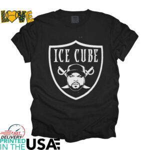 Ice Cube style Las Vegas Raiders logo shirt