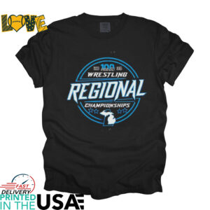 2025 MHSAA Boys Individual Wrestling Regionals shirt