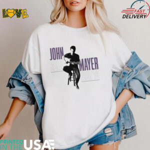 Official John Mayer ’23 Tour Solo Guitar T shirts