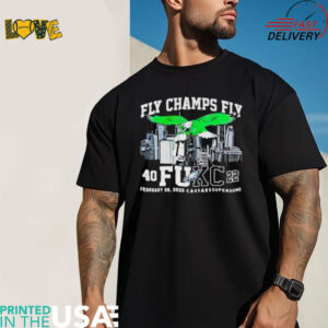 Fly Champs fly 40 fuck 22 city skyline shirt