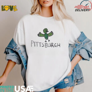 Pittsburgh bird drawing shirt