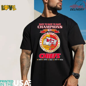 Back to back to back champion Kansas City Chiefs AFC Championship 2024 2025 shirt