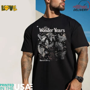 Loneliest place on earth the wonder years bird collage shirt