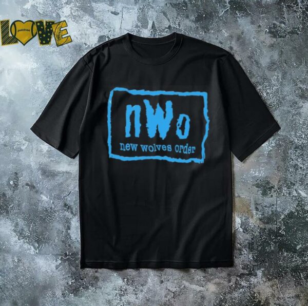 nWo new wolves order New World Order logo parody shirt