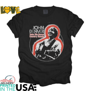 John Denver Take Me Home Country Roads Guitar T shirts