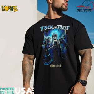 Trick or Treat Ghosted Artwork shirt