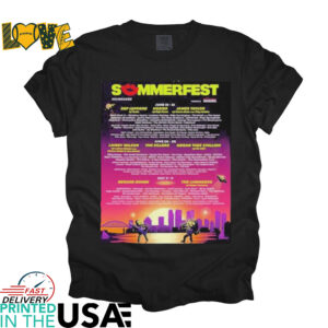 Summerfest Milwaukee 2025 Lineup At American Family Insurance Amphitheater On June 19 to July 5 T Shirts