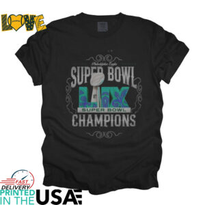 Official Philadelphia Eagles NFL Super Bowl LIX T Shirt