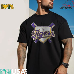 LSU Tigers baseball logo shirt