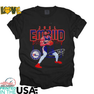 Joel Embiid post moves shattered Philadelphia 76ers signature shirt