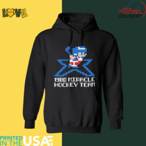 1980 Miracle on Ice 8bit hockey team 4 Nations Face Off shirt