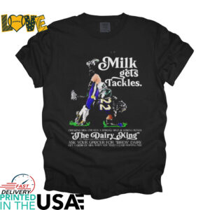 Philadelphia Eagles vs Baltimore Ravens milk gets tackles the dairy king shirt