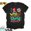 Each Print Tells A Different Story Fingerprint Autism shirt T Shirt