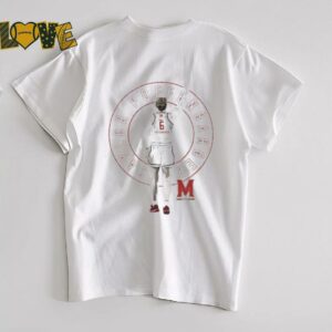 Saylor Poffenbarger Maryland basketball cartoon shirt