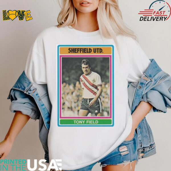 Sheffield United Tony Field football shirt