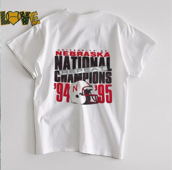 University Of Nebraska National Champions 94 95 shirt