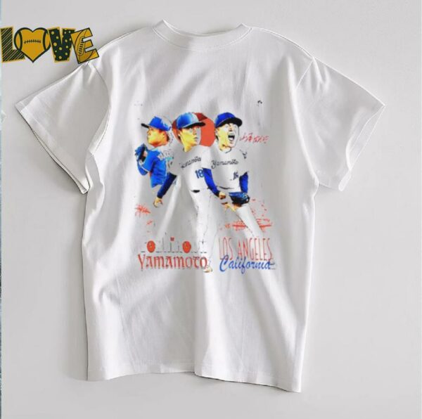 Yoshi Yamamoto Los Angeles Dodgers California shirt