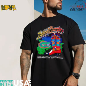 Florida Gators Men’s Baskteball 2025 NCAA National Champs cactus shoe shirt